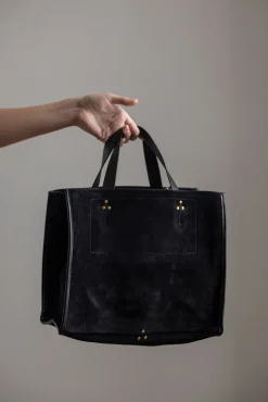 Veske - Leon M Noir Split Suede