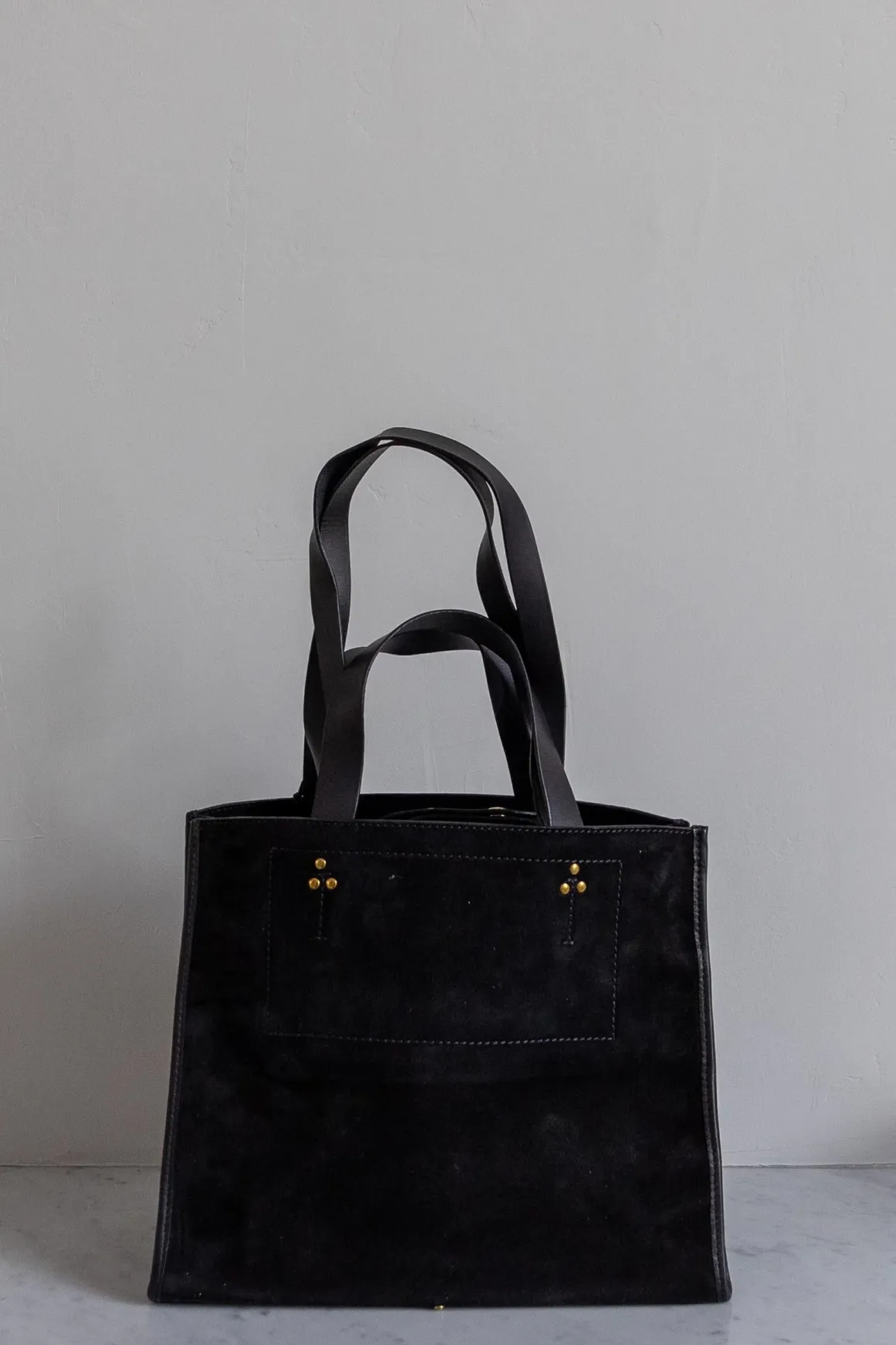 Veske - Leon M Noir Split Suede