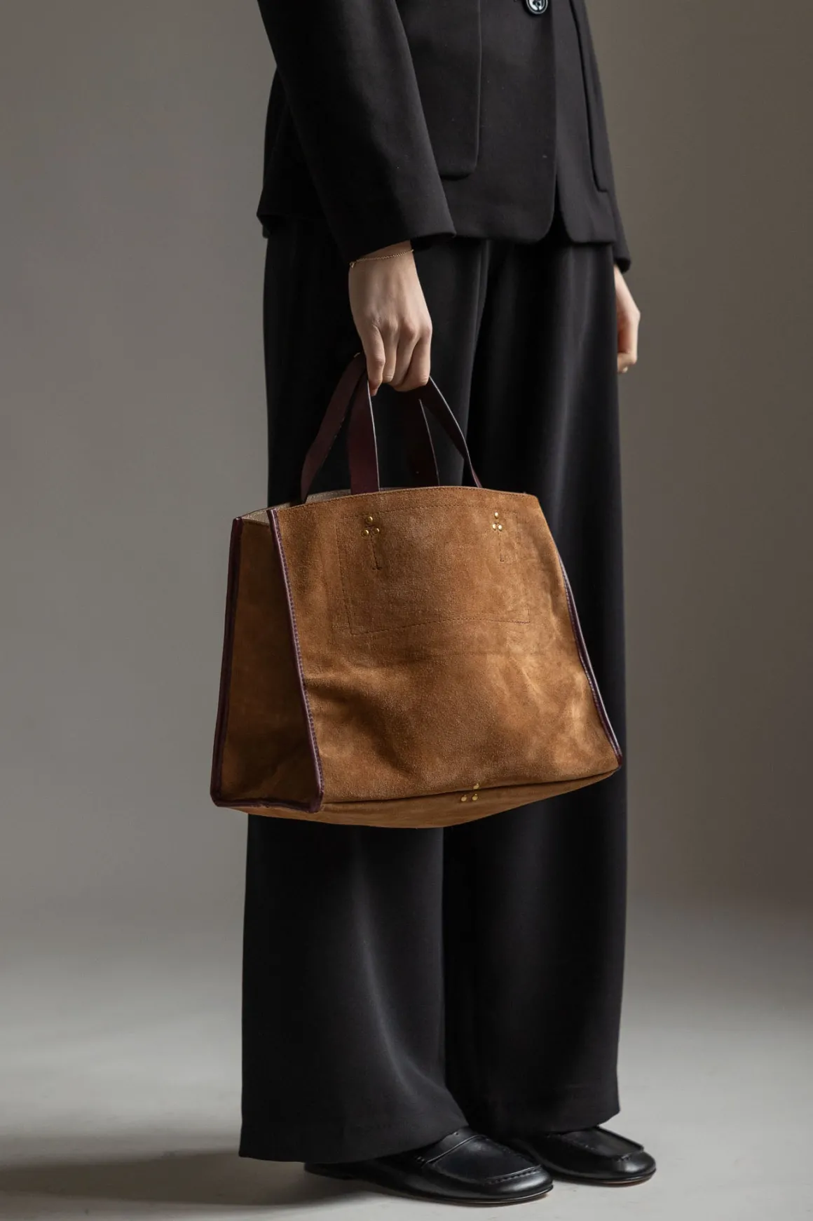 Veske - Leon M Tabac Split Suede