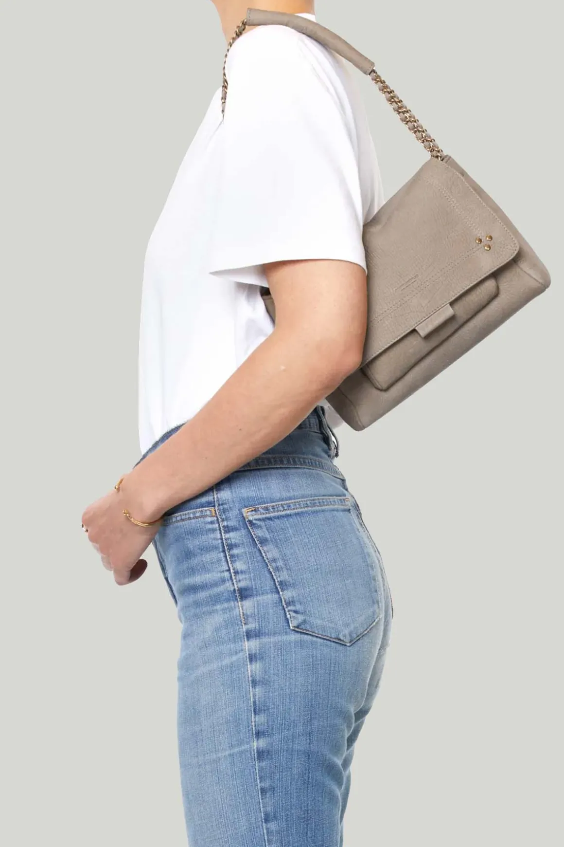 Veske - Lulu M Imprime Croco Stone