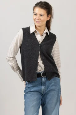Vest - Charles Charcoal Grey