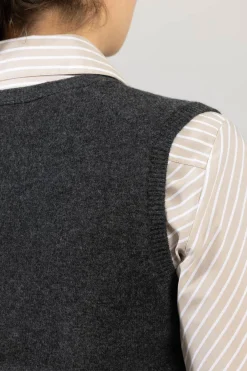 Vest - Charles Charcoal Grey